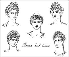 Rimski kostim Romanhair-headresses