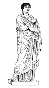 Rimski kostim Womanwearingpalla